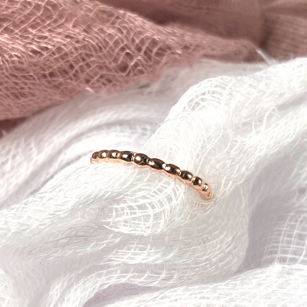 Dottie in Rose Gold  - Sterling Silver Minimalist Toe Ring