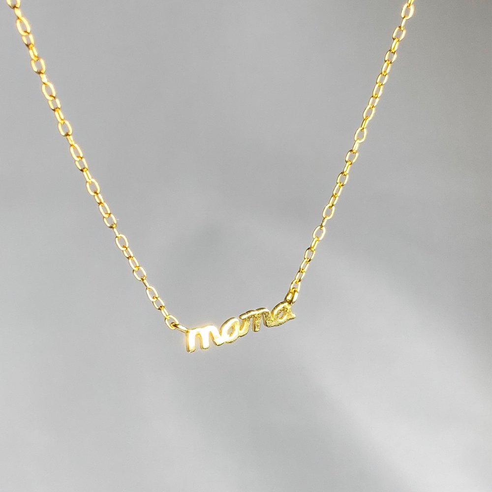 Mama Minimalist - Necklace in Gold