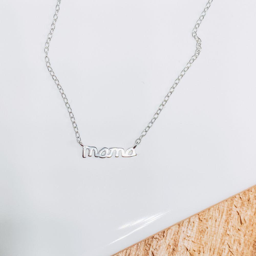 Mama Minimalist - Necklace in Sterling Silver