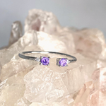 Close + Connected, Adjustable and Stackable Birthstone Ring, February