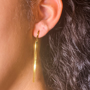 
                  
                    Sasha in Gold - Herringbone Chain Dangle Earrings
                  
                